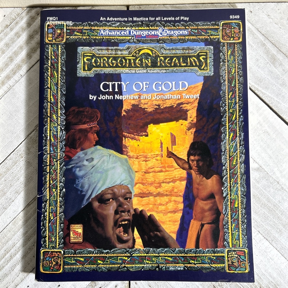 Advanced Dungeons & Dragons - City of Gold - Adventure Module 2nd Edition